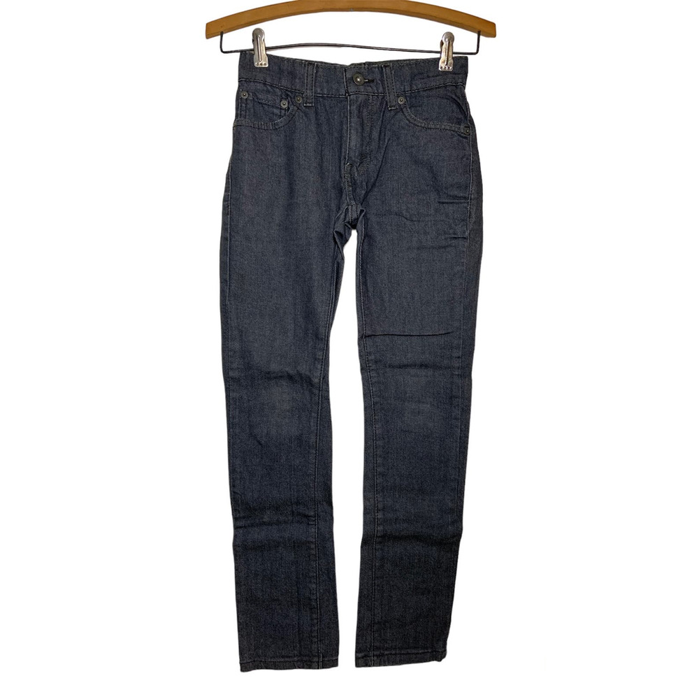 Boys Classic Levis 510 Skinny Jeans Black Size 10 Regular W25" x L25"